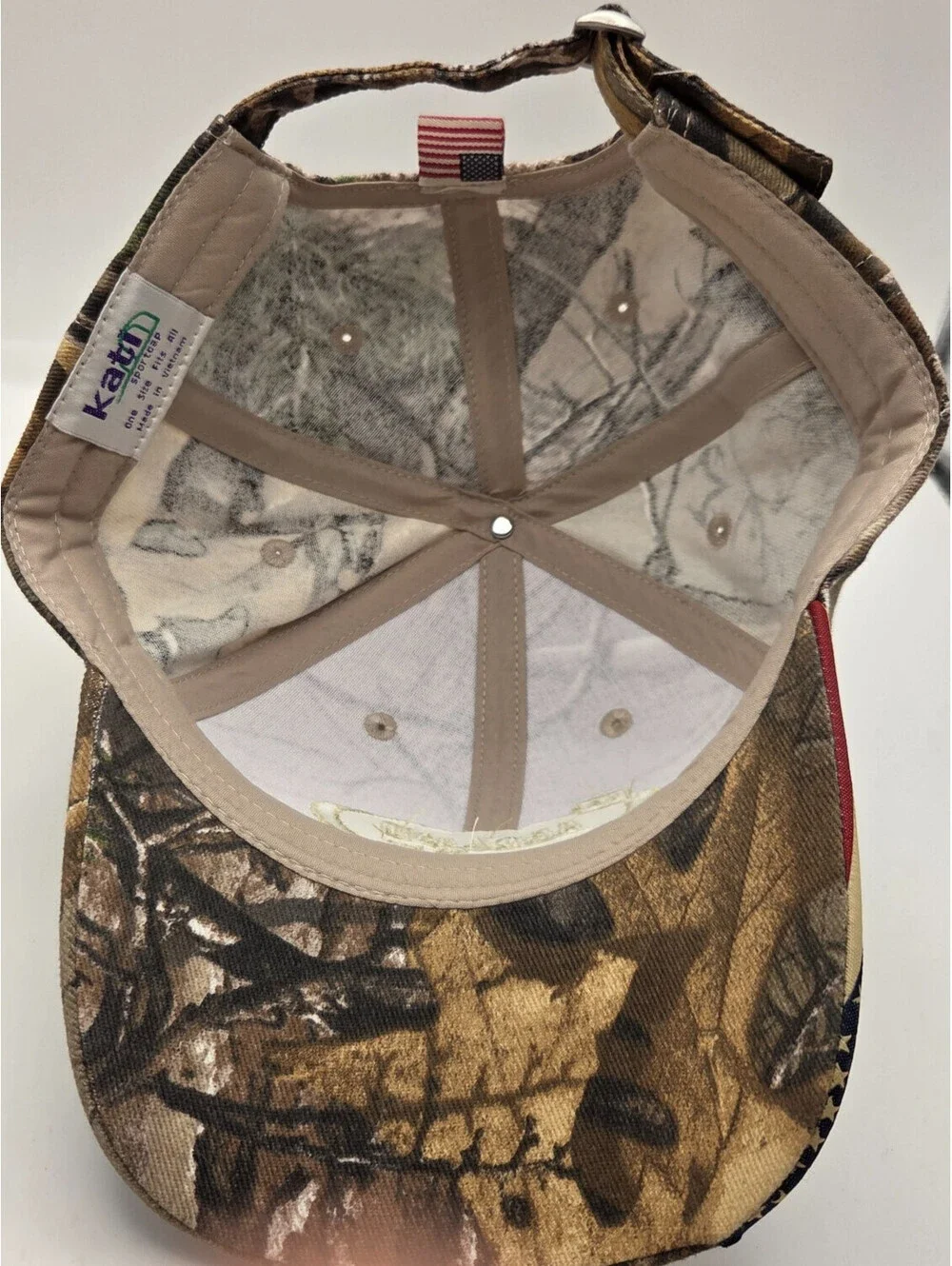 Agriland FS Inc Camo Hunting Hat Strapback Kati Sportcap Made In Vietnam
